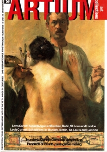 Cover eines Artium Kunstmagazins mit Abbildung eines Mannes und einer Frau